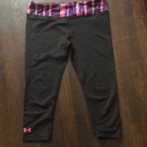 Under armor black capris